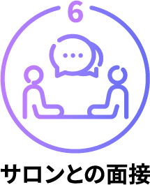 サロンとの面接